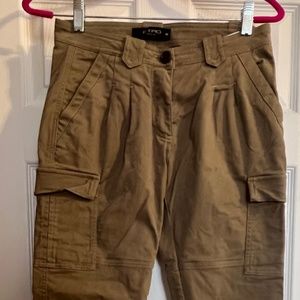 ETRO Italian Women Cargo Dark Beige Pants